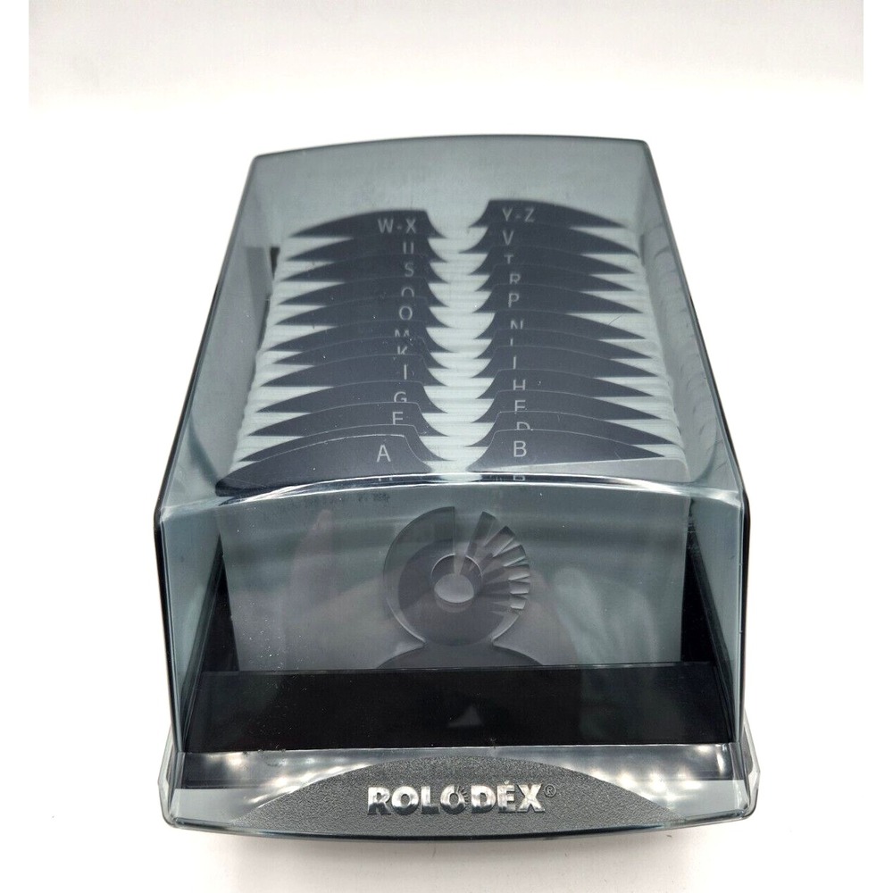 Rolodex R-030 All Unused Cards Organization Address Business Cards - 8" long
